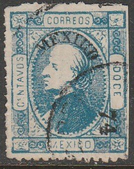 MEXICO 100, 12¢ 1-74. USED, VF. (1217)