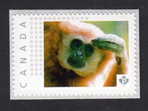 BROWN GIBBON MONKEY = Picture Postage = MNH stamp Canada 2016 [p16/01-2mk4/4]