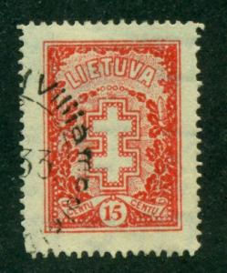 Lithuania 1933 #280 U SCV(2018) = $4.50