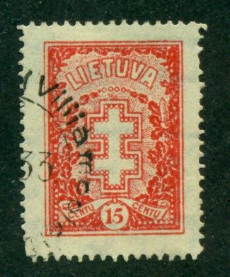 Lithuania 1933 #280 U SCV(2018) = $4.50