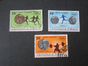 Trinidad & Tobago 1972 Sc 224,226-7 FU