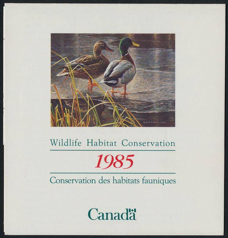 Canada FWH1 MNH Wildlife Conservation Stamp, Bird, Mallards