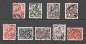 Poland Scott #528-533 & B68-B69a Used