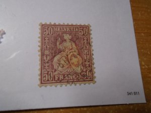 Switzerland  #  59  used