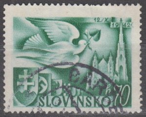 Slovakia Scott #74 1942 Used