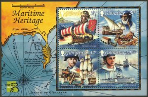 1999 Gibraltar 871-74/B35 Ships with sails 7,00 €