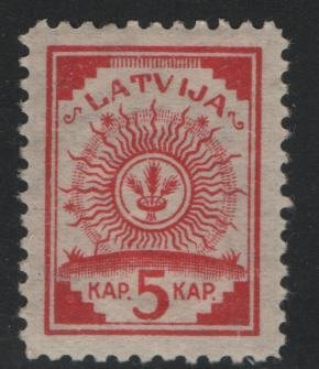 LATVIA, 2, HINGED, 1918, Arms