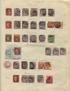 Great Britain Stamps - LINCOLN, NEWARK, PENZANCE, SCARBOROUGH Etc. Cancellations