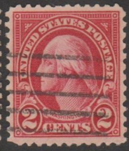 U.S. Scott #634a Washington Stamp - Used Single