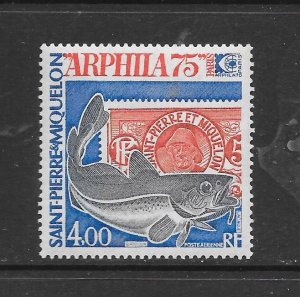 FISH - ST PIERRE & MIQUELON #C57 MNH