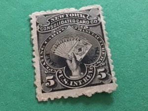 Consolidated card Co  U. S. Private Die Proprietary vintage stamp A12103