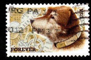 SC# 4547- (44c) - Owney, the Postal Dog - Used Single - Off Paper