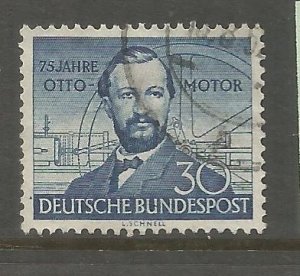 GERMANY  688  USED,  N.A. OTTO, 75TH ANNIV OF FOUR-CYCLE GAS ENGINE