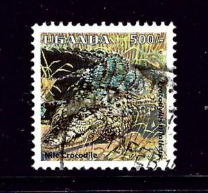 Uganda 1335 Used 1995 Crocodile