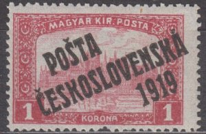 Czechoslovakia 1919 Scott #B86 MNH
