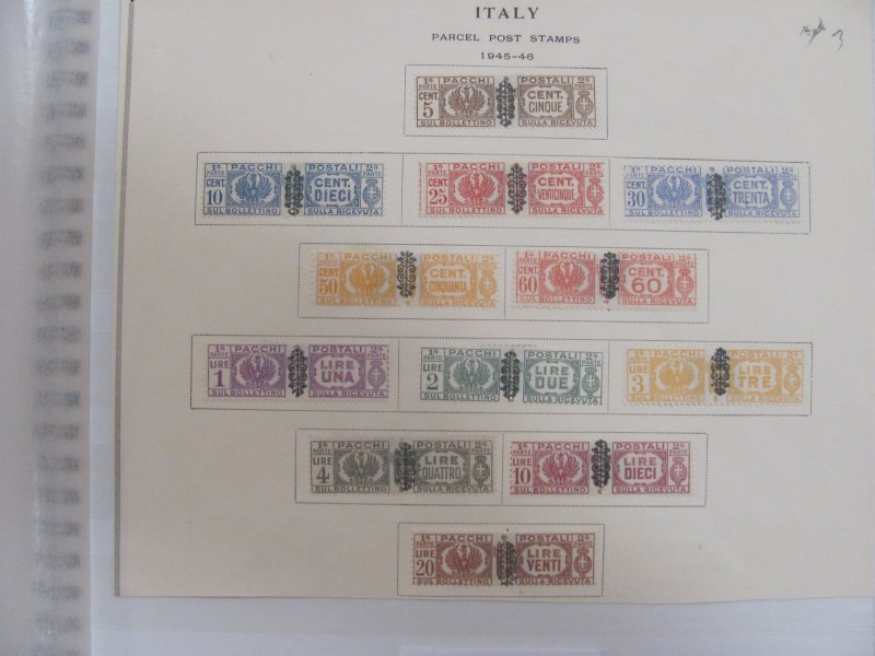 Italy Parcel Post stamps  Mlh 1945-46