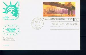 US Sc# UX137 FDC 59th Street Bridge NYC Americana