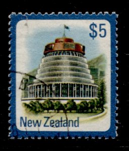 New Zealand #650 Definitive $5 Issue Used