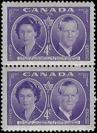 CANADA   #315 MNH PAIR (3)