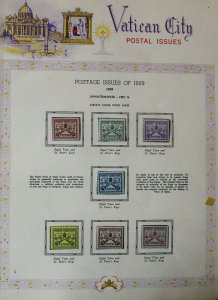 Vatican Mint Stamp Collection in White Ace Album