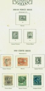 CANADA 1859 -1967 Collection, Mint & used on Minkus pages, Scott $5,653.00