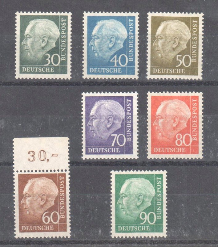 Germany #712-718 set Mint OG NH