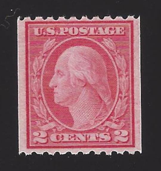 US #488 1916-22 Carmine Type III Unwmk Perf 10 Horz MNH F-VF