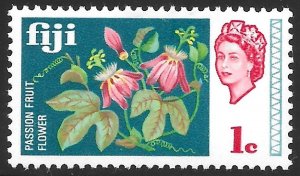 Fiji Scott 260 MNH 1c Passion Fruit Flowers issue of 1969