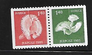 SWEDEN 1390-1391 MNH CHRISTMAS 1981