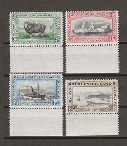 FALKLAND ISLANDS 1933 SG 127/30 MNH