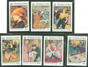 Grenada #739-745  Single (Complete Set) (Art)