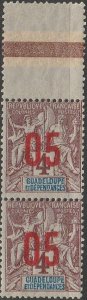 Guadeloupe , #83 Unused Pair, From 1912