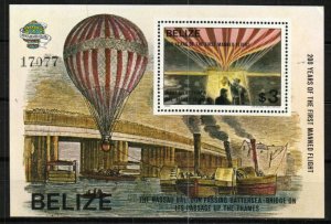 Belize Stamp 678  - Nassau balloon flight up Thames River
