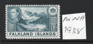 FALKLAND ISLANDS GEORGE VI SG158a 38Ptg. verified, superb MNH condition.