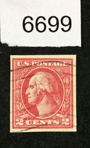 MOMEN: US STAMPS # 534 USED LOT #A 6699