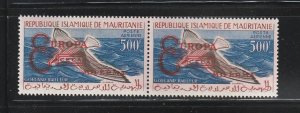 Mauritania C16a Pair MNH Type 1 Europa Overprint (A)