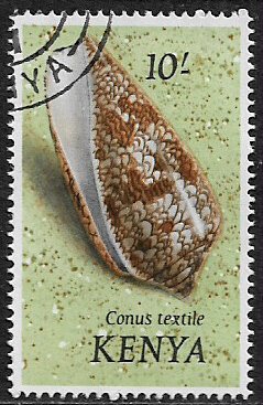 Kenya #49 Used Stamp - Seashell