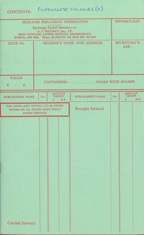Portugal Cols Early/Mid M&U Collection Carlos Ceres (Apx 150+ Items) ZK1813