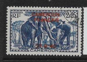 CAMEROUN (FRENCH) SG176 1940 2f25 BLUE USED