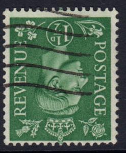 GB KGVI 1950 SET of Pale Colours Wm Inverted SG503Wi-507Wi Fine Used