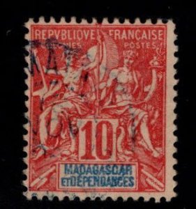 Madagascar Scott 34 Used Navigation and Commerce stamp