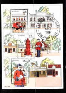 Australia Stamp #755a USED FU SOUVENIR SHEET