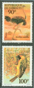 Djibouti #462-463 Mint (NH)