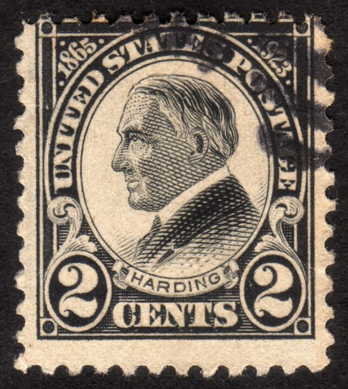 1927, US 2c, Harding, Used, Sc 610