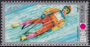 Poland 1871 Olympic Luge, Sapporo '72 40Gr 1972