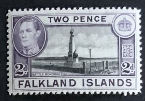 FALKLAND ISLANDS 1938 DEFINITIVE 2d SG149 LIGHTLY MOUNTED MINT