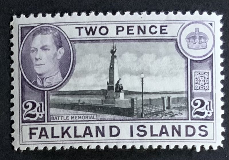 FALKLAND ISLANDS 1938 DEFINITIVE 2d SG149 LIGHTLY MOUNTED MINT