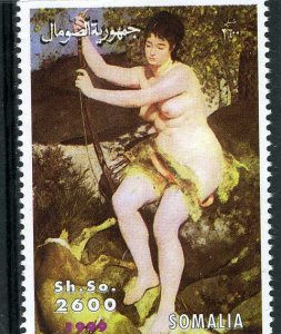 Somalia 1999 Renoir NUDES Paintings 1 value Perforated Mint (NH)