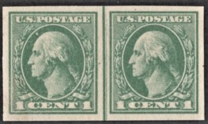 US 531 MH VF 1 Cent Washington Line Pair