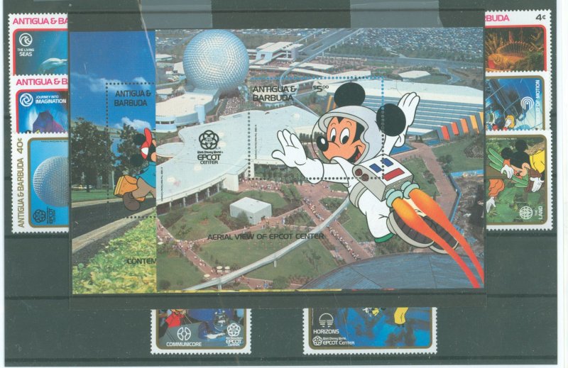 Antigua #1116A-1124/1125/1126 Unused Single (Complete Set) (Disney)